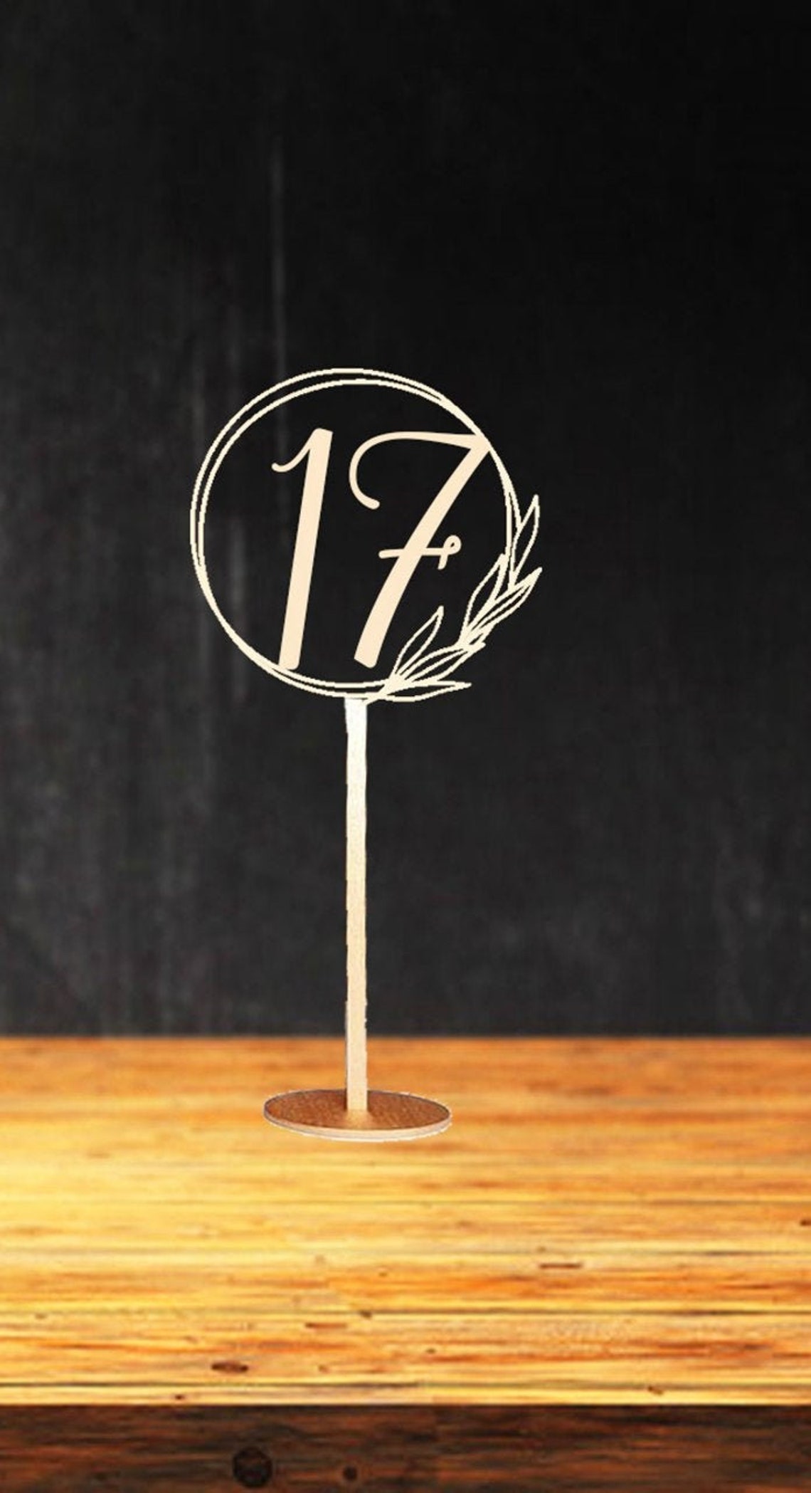 Wedding Wood Table Numbers Etsy