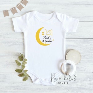 Ramadan onesies | my first Ramadan | Ramadan Kareem |  Ramadan  moon | customized name