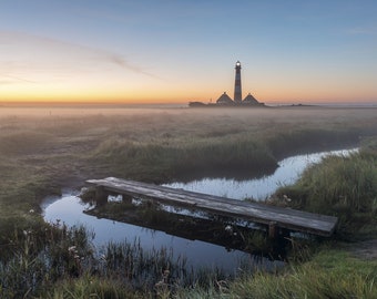 3 x postcard Westerhever "Steg"