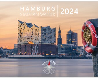 Hamburg calendar 2024: "Hamburg - city on the water"