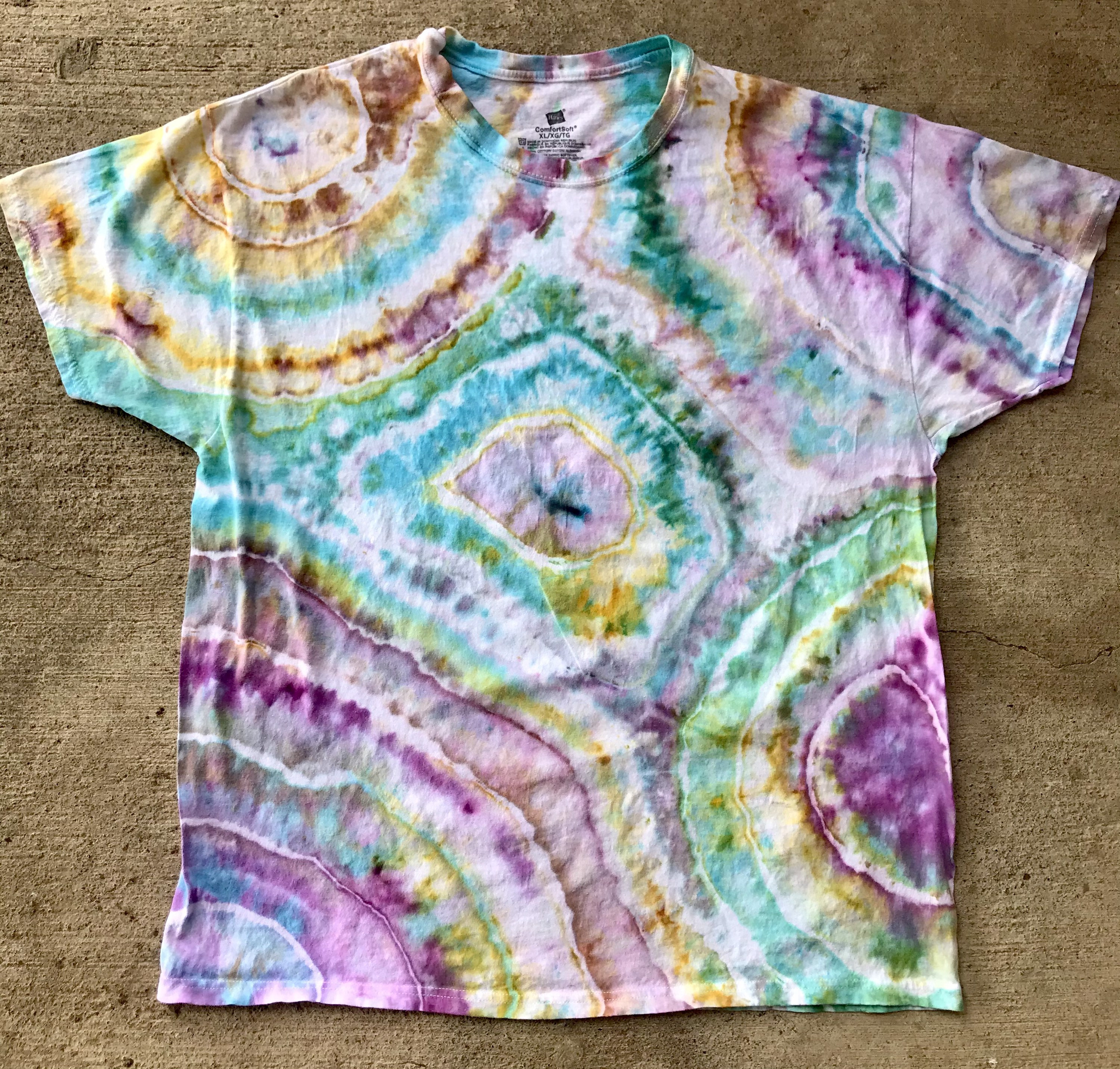 Geode tie dye Etsy