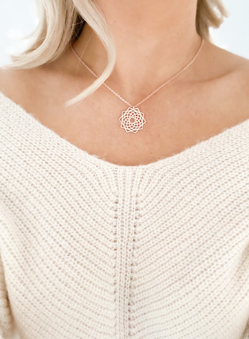 delivered in a giftbox perfect healing gift with adjustable chain Rose Gold Chakra necklace Boho necklace featuring a chakra charm