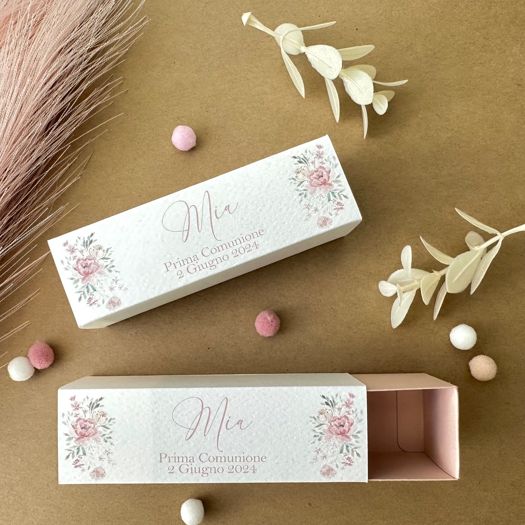 10 Communion Confetti Boxes, First Communion Confetti Box, Confirmation ...