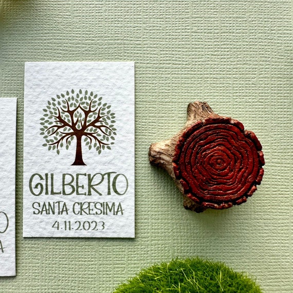 Segnaposto Albero Della Vita - 60 Pezzi, Per Matrimonio, Comunione, Battesimo - Foto 11