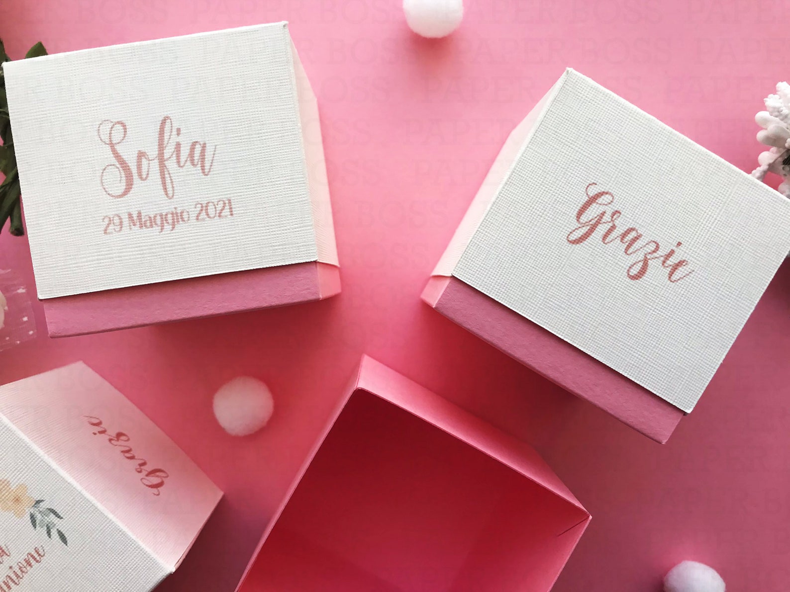 Scatoline personalizzate per confetti prima Comunione Etsy