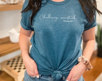 Enneagram Type 8 T-shirt. Challenge Accepted. Enneagram Funny T-shirt Enneagram Gift