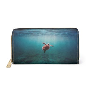 Sea Turtle 2 Zipper Wallet