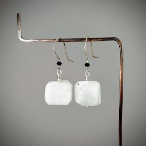 Mondstein Ohrringe,Juni Geburtsstein Ohrringe,Regenbogen Mondstein Ohrringe,Silber Ohrringe,Jahrestag Geschenk,Geschenk für Sie, Geburtstagsgeschenk