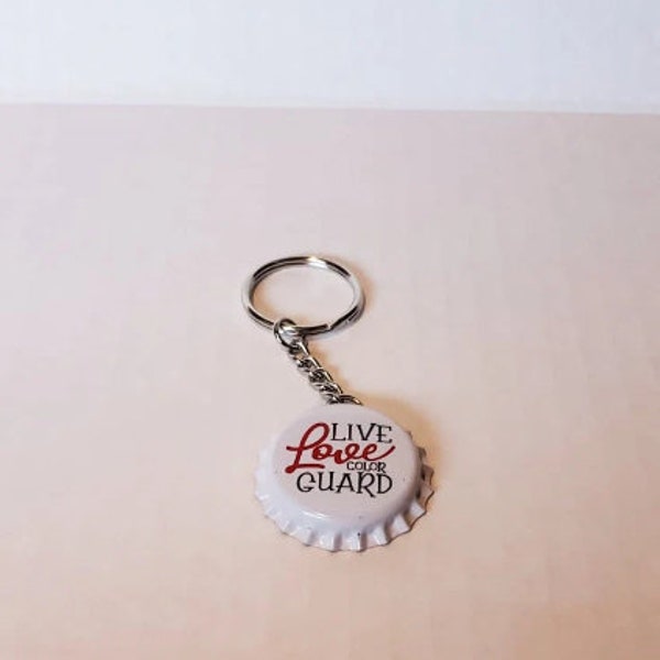 Bottle Cap Keychain Etsy