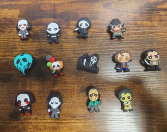Horror Movie Themed Charms for Shoes
