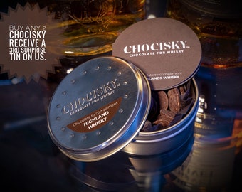 Chocisky Highland Whisky Chocolate (Buy any 2 receive 1 free surprise tin)