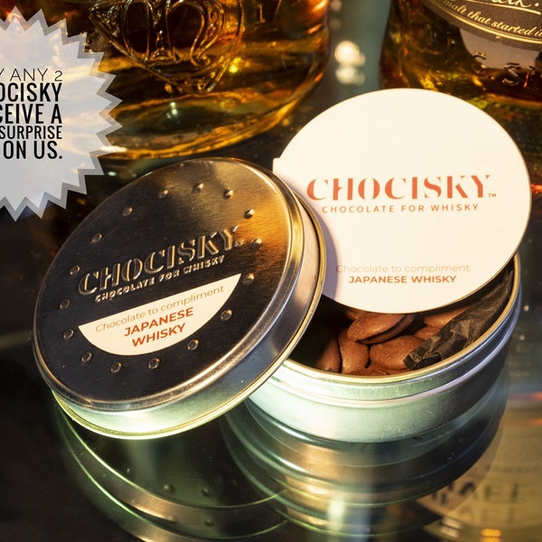 Chocisky Japanese Whisky Chocolate (Buy any 2 receive 1 free surprise tin)