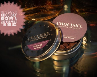 Chocisky Speyside Whisky Chocolate (Buy any 2 receive 1 free surprise tin)