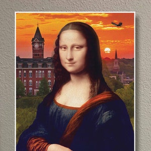 Mona Lisa in Auburn, AL - 13&quot;x19&quot;