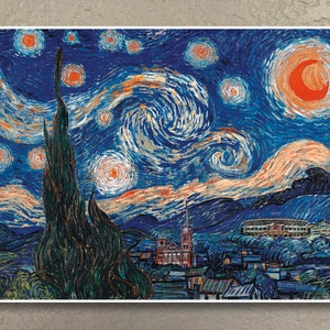 Starry Night in Auburn, AL - 19"x13"