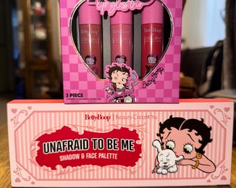Betty Boop x Beauty Creations Unafraid Shadow Palette & Lip Gloss Trio