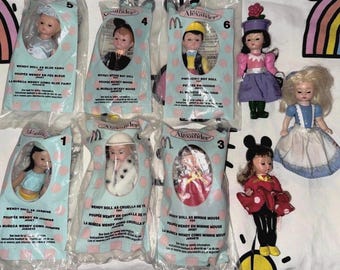 Madame Alexander Mini Dolls McDonald's Disney Collectibles 9 dolls