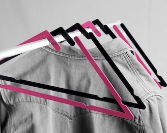 Recycled metal design Hangers made from sustainable recycled metal - PINK