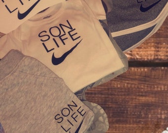 mom life son life nike outfit