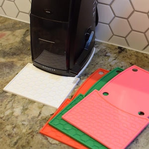 Coffee Grinder Grounds Tray | 3D Printed Hexagon or Cubic Catch Tray for Baratza Encore, ESP, Virtuoso+ | Coffee Station Tray