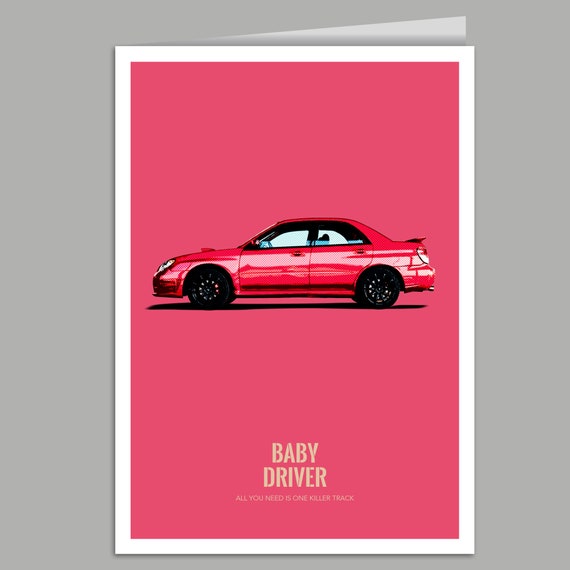 Baby Driver Greeting Card