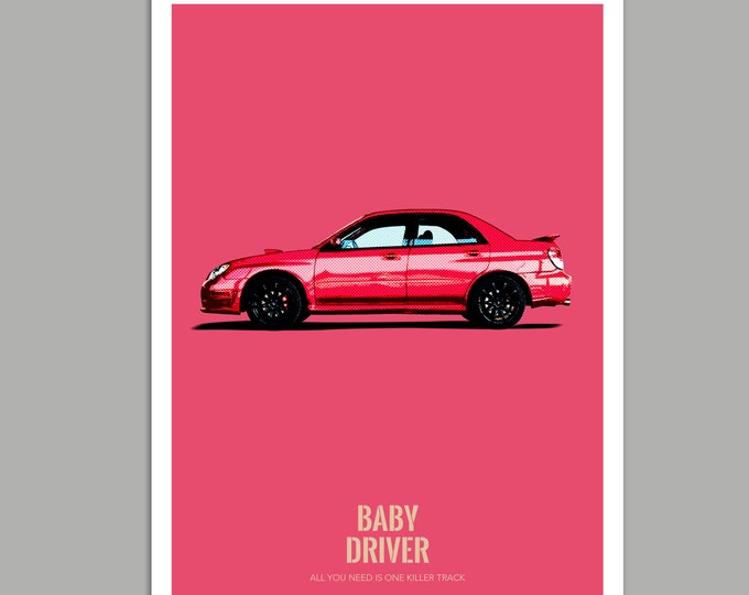 Baby Driver Greeting Card