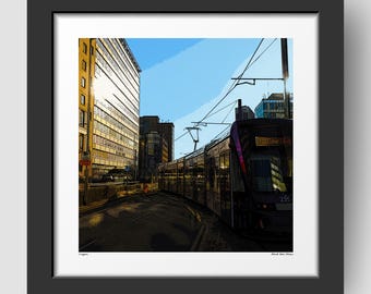Croydon London Art Print & Greetings Card