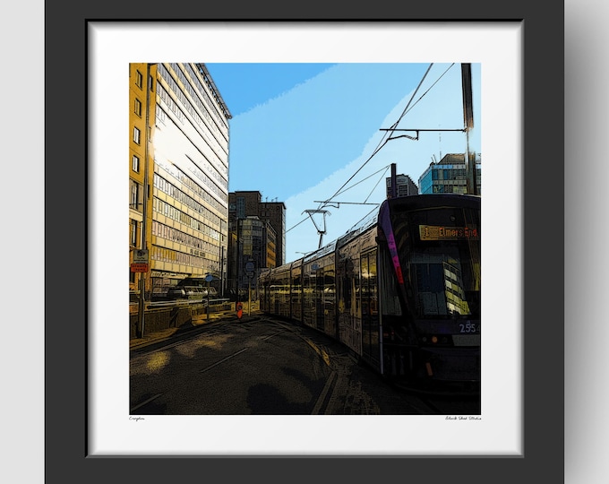 Croydon London Art Print & Greetings Card