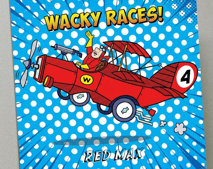 Personalised Birthday Card - Wacky Races No.4