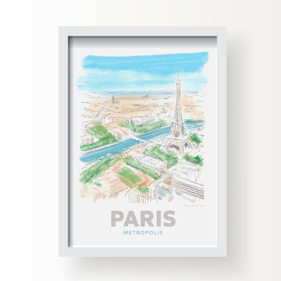 Paris Metropolis Art Print