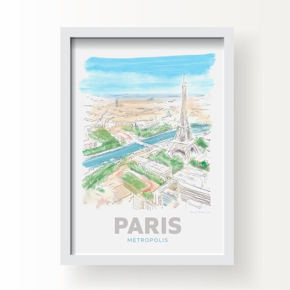 Paris Metropolis Art Print