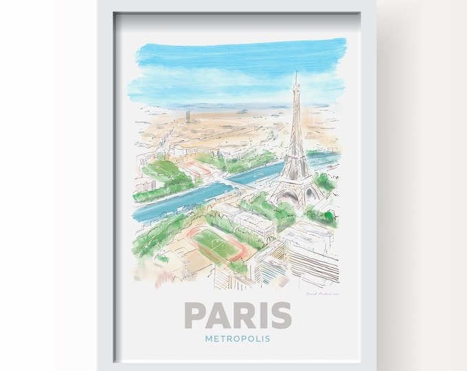Paris Metropolis Art Print