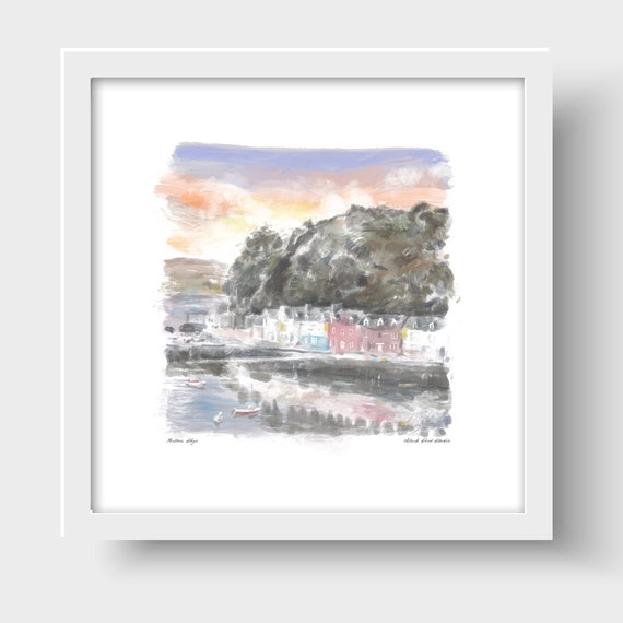 Portree on the Isle of Skye Art Print & Greetings Card