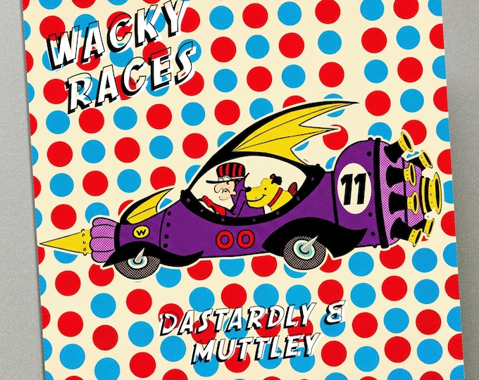 Personalised Birthday Card - Wacky Races No.11