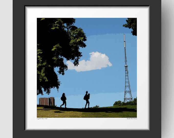 Crystal Palace Park London Art Print & Greetings Card