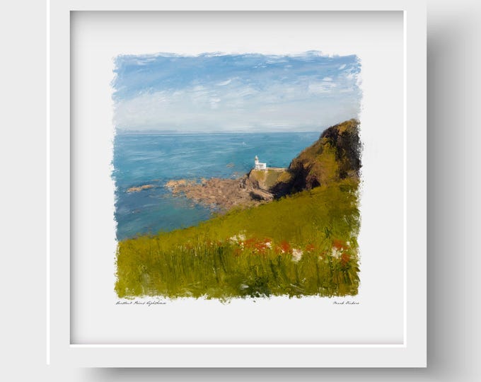 The Shipping Forecast Art Print and Greetings Card - Lundy