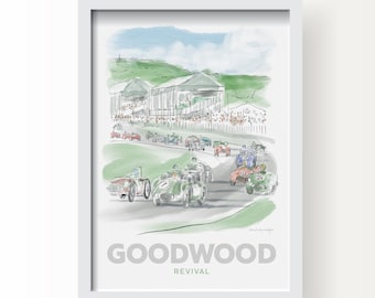 Goodwood Revival Art Print