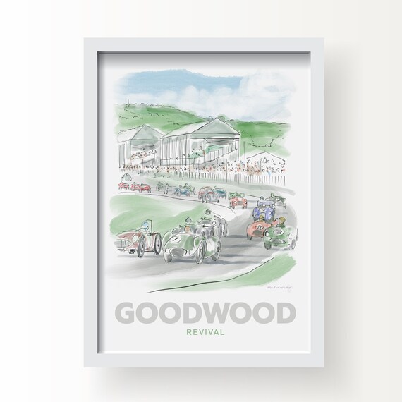 Goodwood Revival Art Print