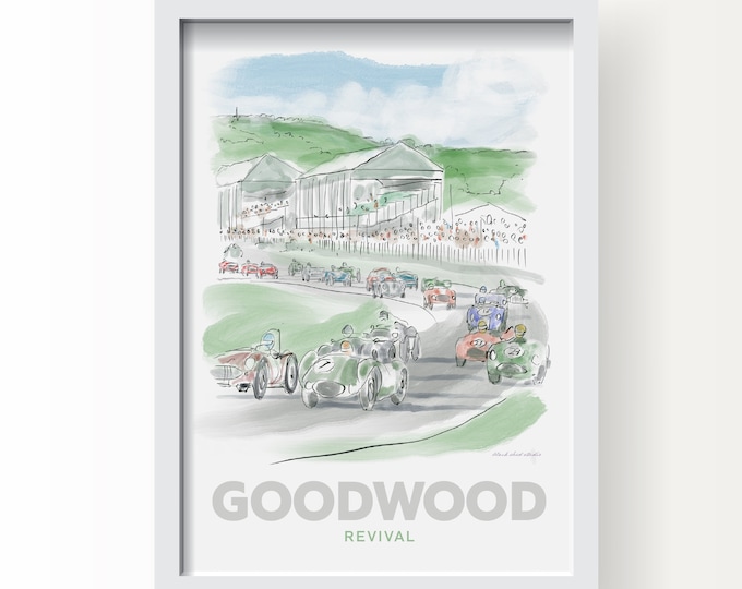 Goodwood Revival Art Print