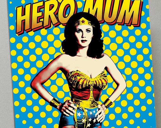 Personalised Retro Mum Mother's Day Card – Comic Style Greeting