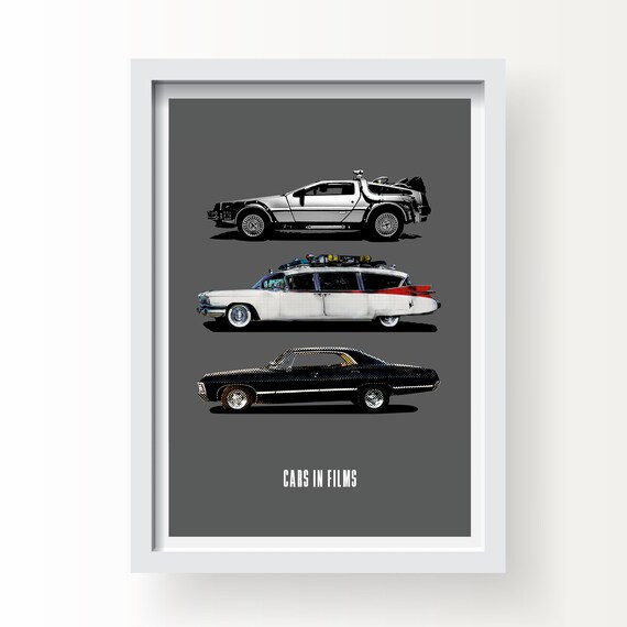 Cars in Films Fine Art Print v2