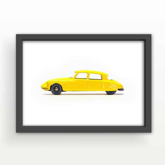 Vintage Matchbox Citroen DS19 Car 1959 Art Print & Greetings Card