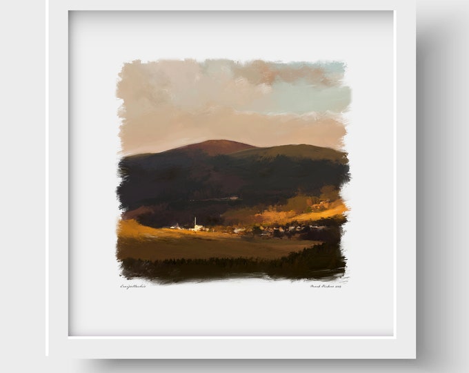 Craigellachie and Dewars Distillery Art Print & Greetings Card