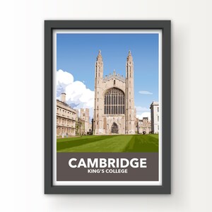 Cambridge King's College Kunstdruck & Karte