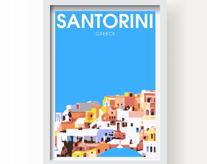 Santorini Greece Fine Art Print