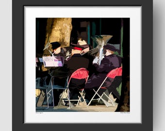 Sloane Square, London Art Print & Greetings Card