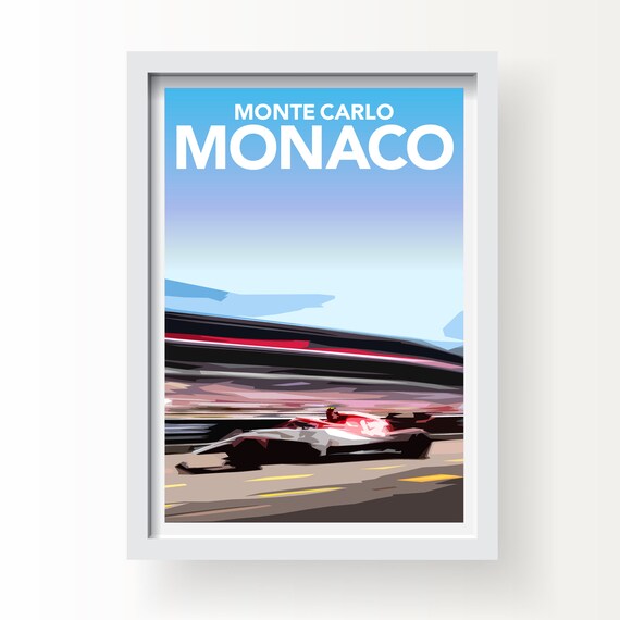 Monte Carlo Monaco Art Print