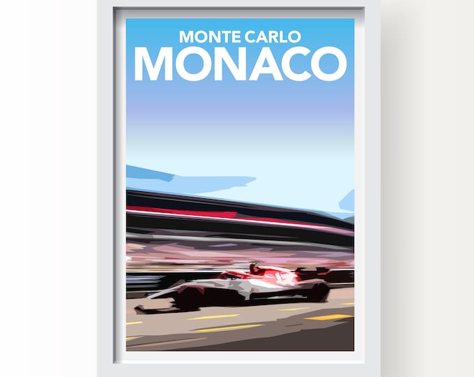 Monte Carlo Monaco Art Print