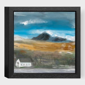 Paps of Jura - Framed Printed Canvas