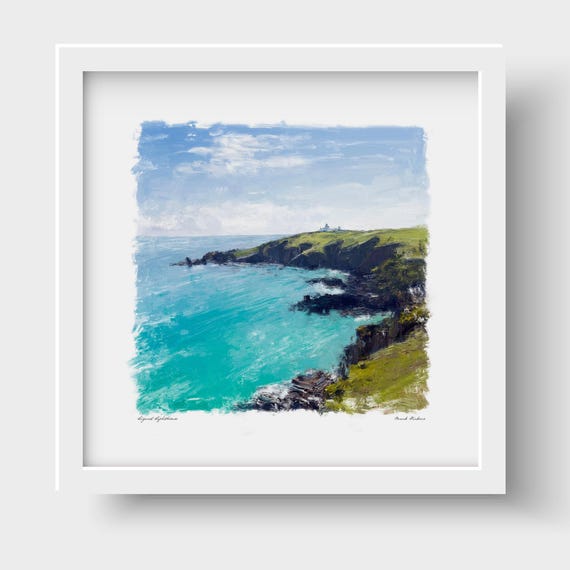 The Shipping Forecast Art Print and Greetings Card - Plymouth